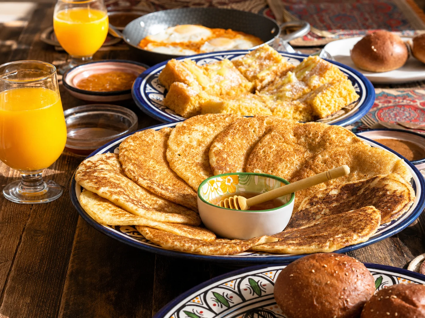 Garden breakfast at Nomad Surf Camp